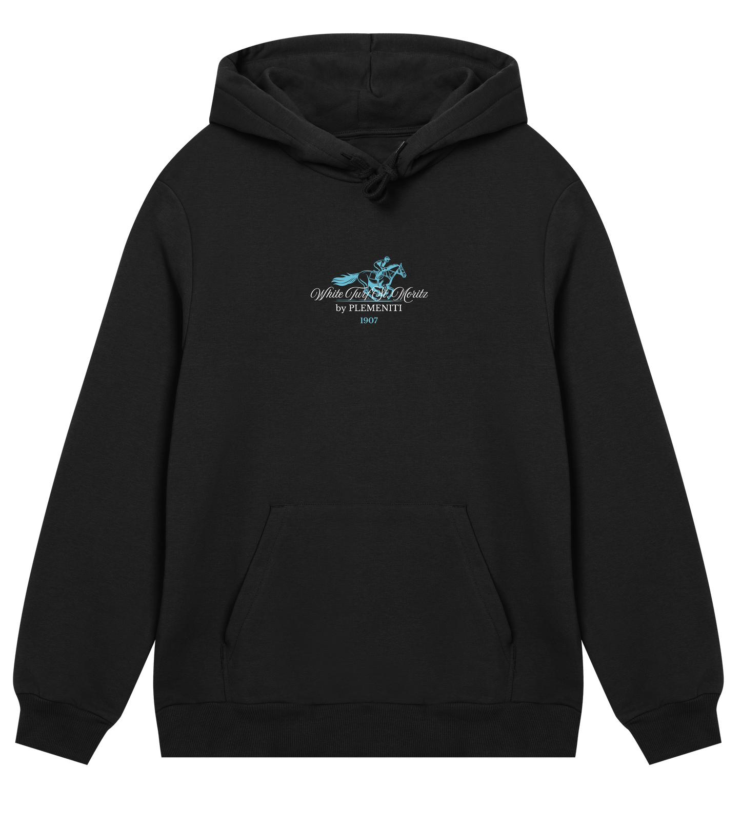 White Turf 1907 Hoodie Black, Navy